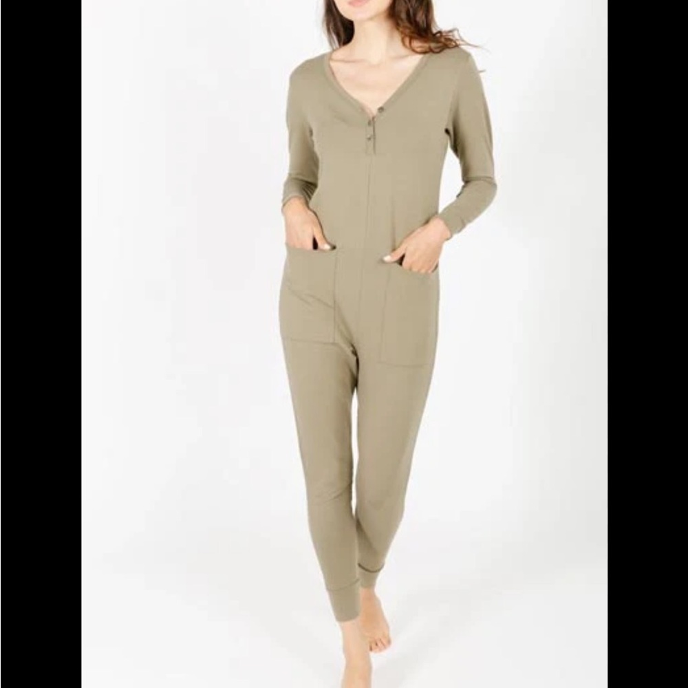 Smash + Tess Olive Jumpsuit